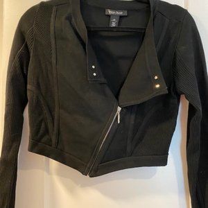 White House Black Market Zip Up Top